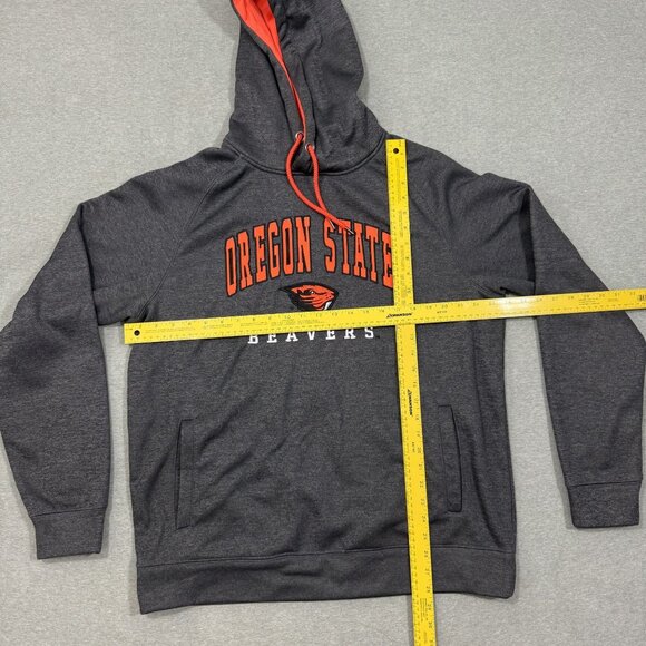 Oregon State Beavers Hoodie Mens XL Embroidered Logo Grey Orange Athleisure - Picture 5 of 7